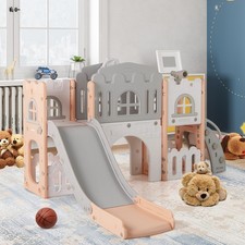All in 1 Toddler Slide Playset