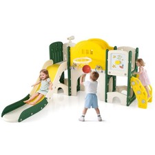 COSTWAY 10 in 1 Toddler Slide